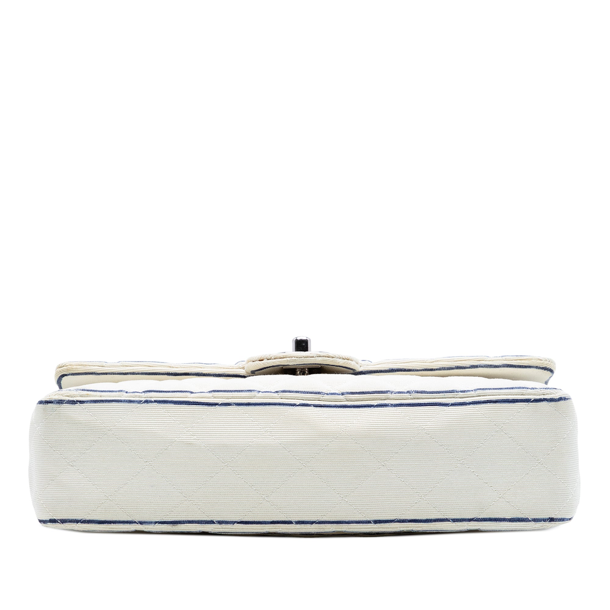 Medium Classic Printed Grosgrain Double Flap