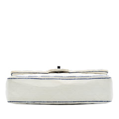 Medium Classic Printed Grosgrain Double Flap