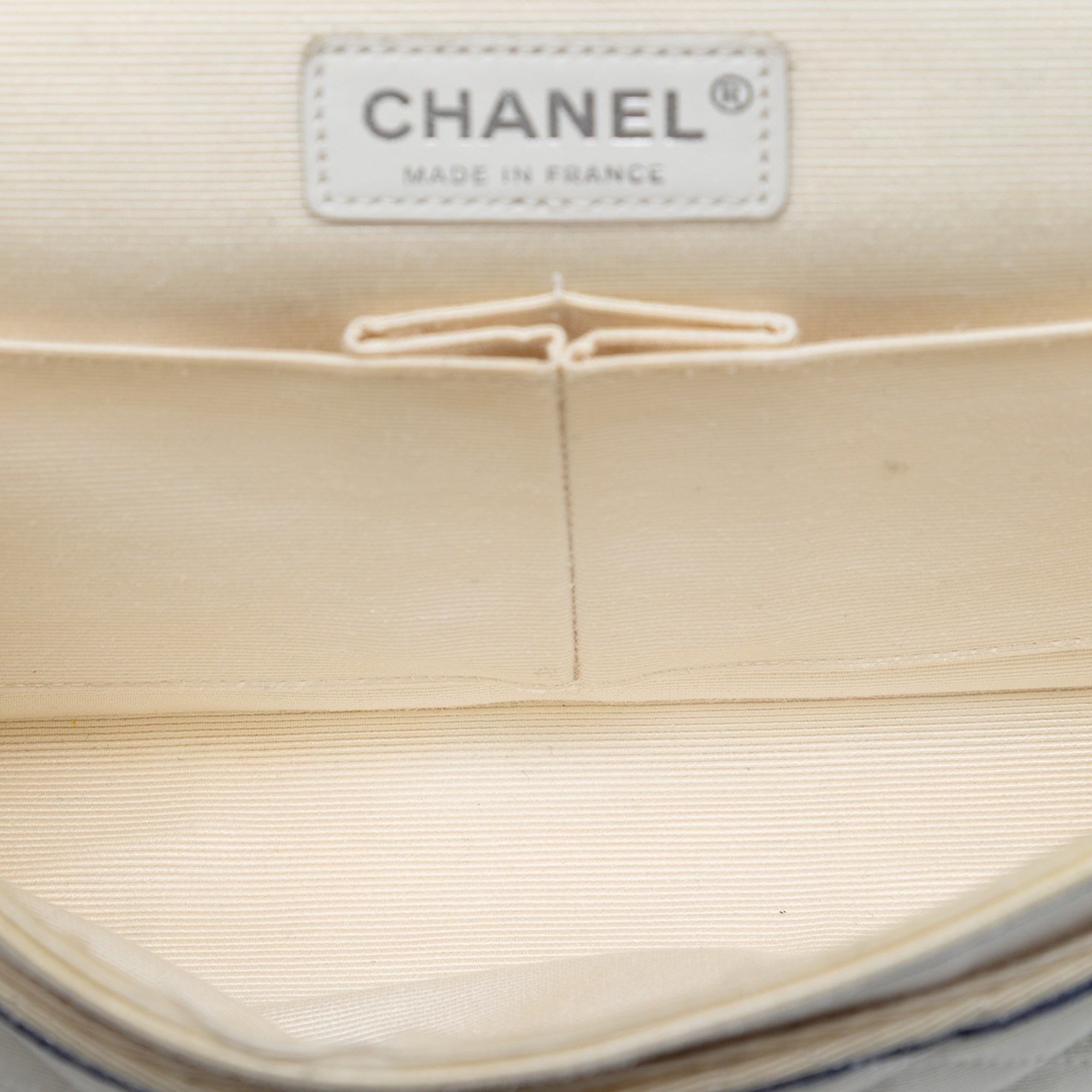 Medium Classic Printed Grosgrain Double Flap