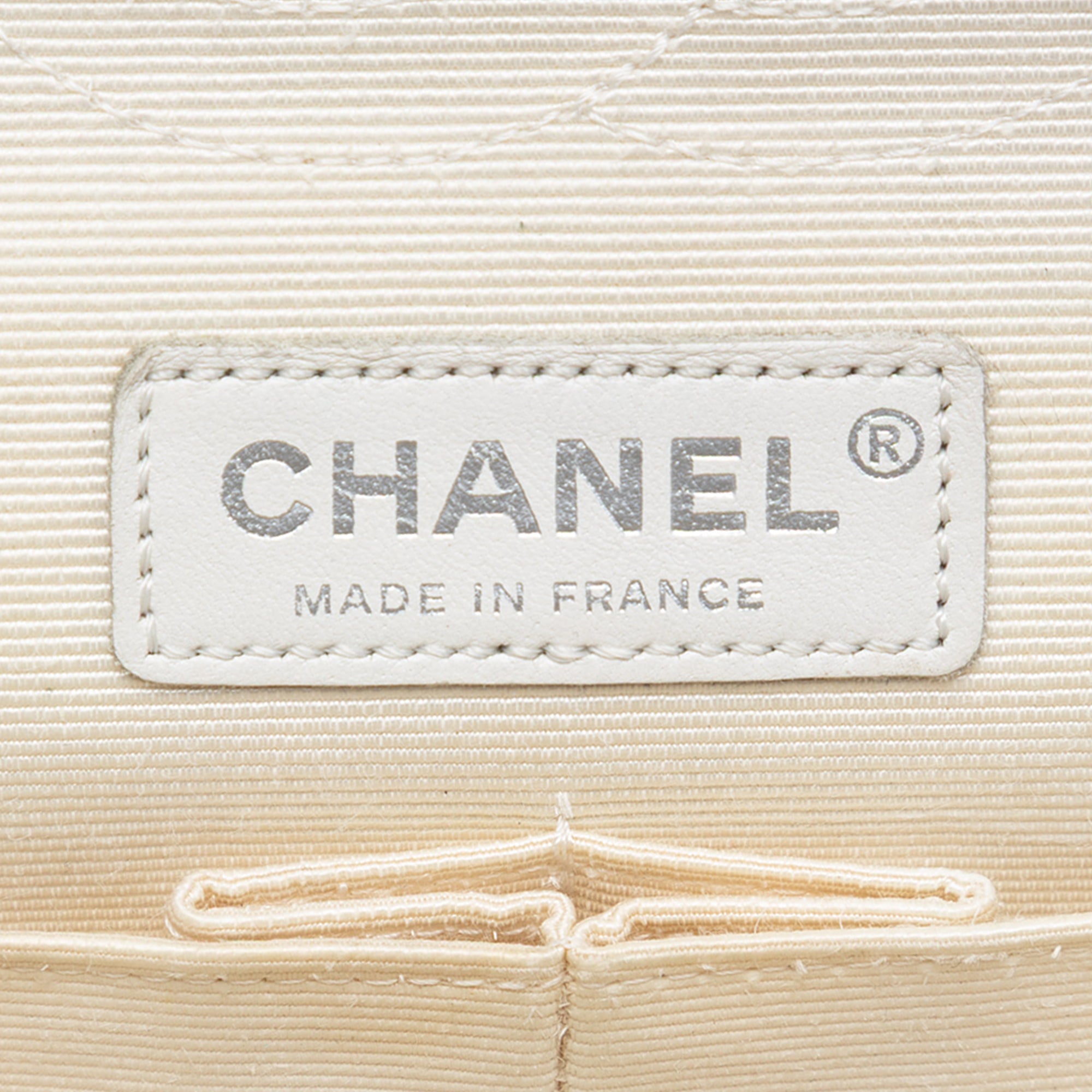 Medium Classic Printed Grosgrain Double Flap