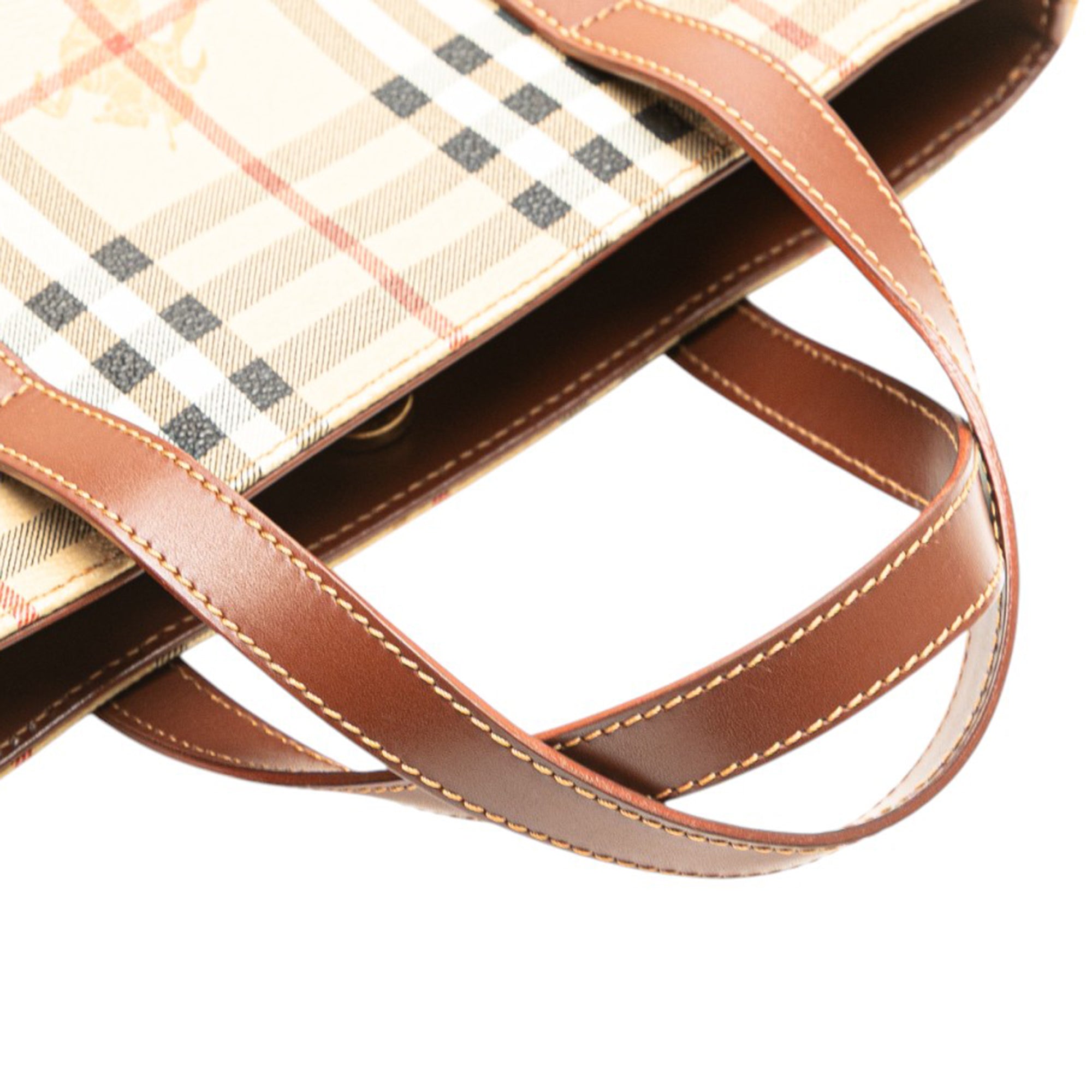 Haymarket Check Coated Canvas Tote