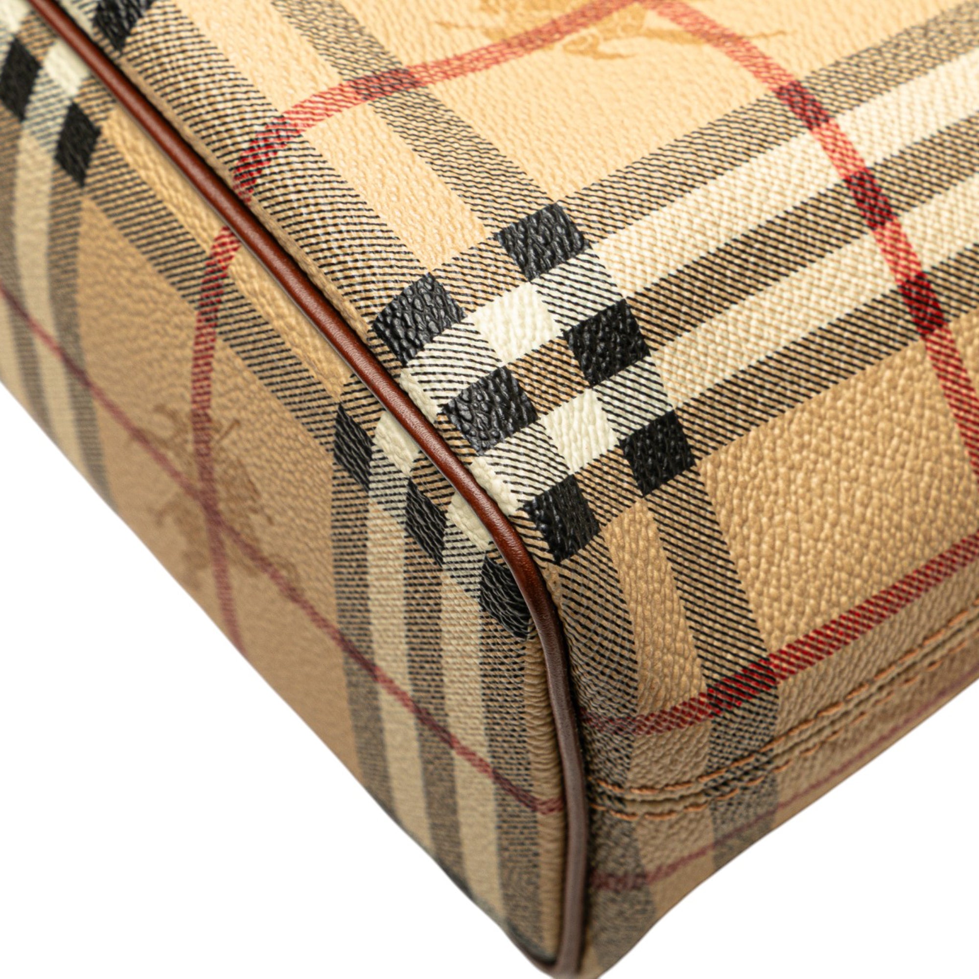 Haymarket Check Coated Canvas Tote