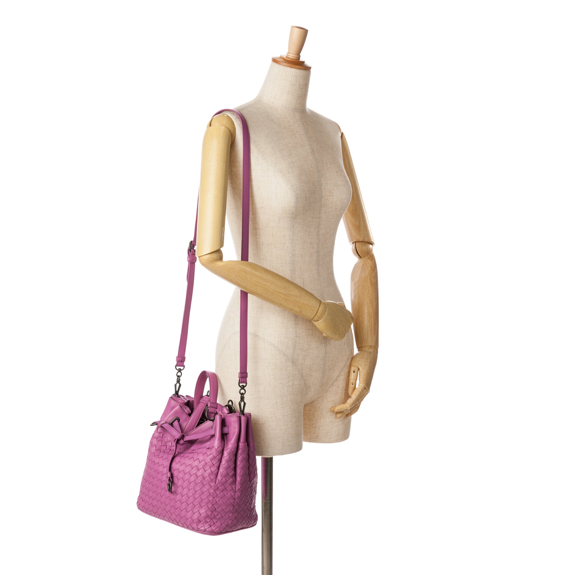 Nappa Intrecciato Bucket Bag