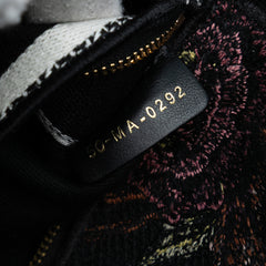 Mini Embroidered Canvas Mille Fleurs Lady D Lite