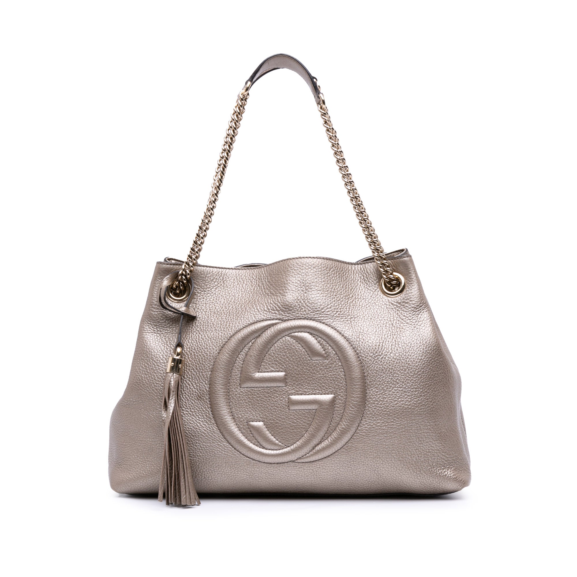 Medium Leather Soho Chain Tote