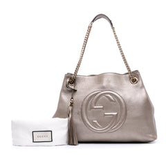 Medium Leather Soho Chain Tote