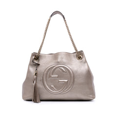 Medium Leather Soho Chain Tote