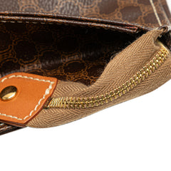 Macadam Coated Canvas Clutch