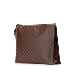 Macadam Coated Canvas Clutch