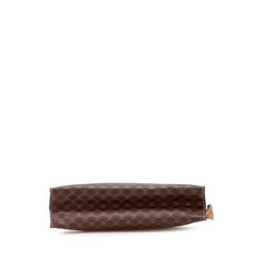 Macadam Coated Canvas Clutch