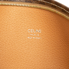 Macadam Coated Canvas Clutch
