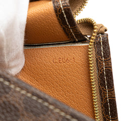 Macadam Coated Canvas Clutch