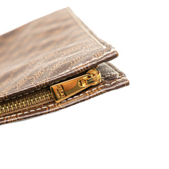 Macadam Coated Canvas Clutch