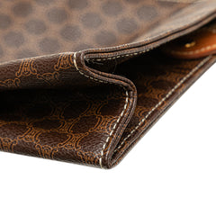 Macadam Coated Canvas Clutch