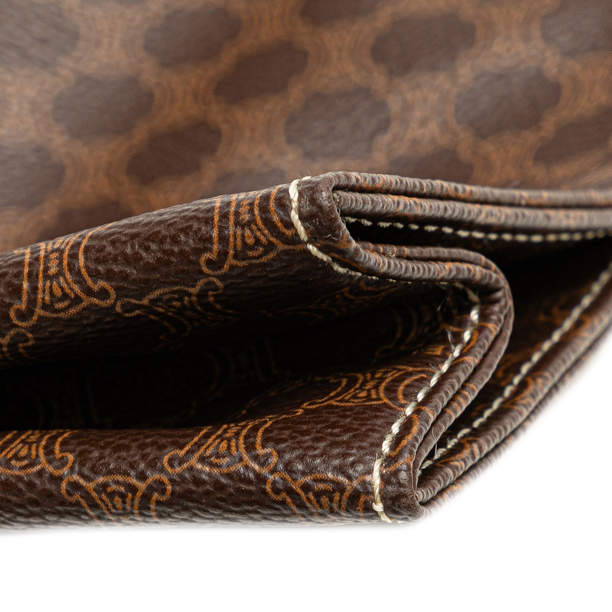 Macadam Coated Canvas Clutch