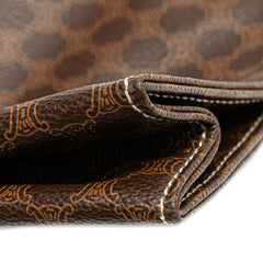 Macadam Coated Canvas Clutch
