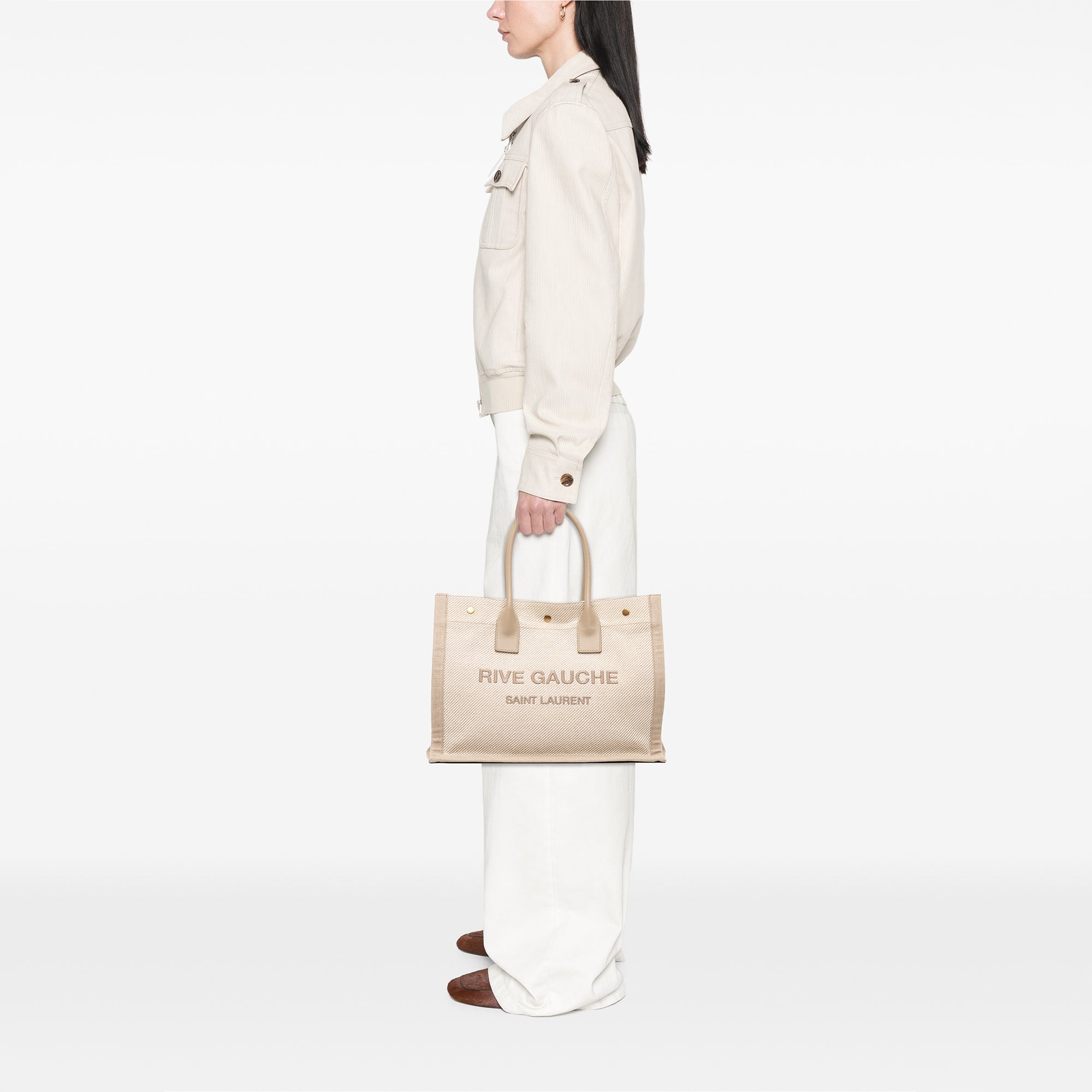 Small Canvas Rive Gauche Tote