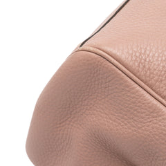 Medium Calfskin Bamboo Shopper Satchel