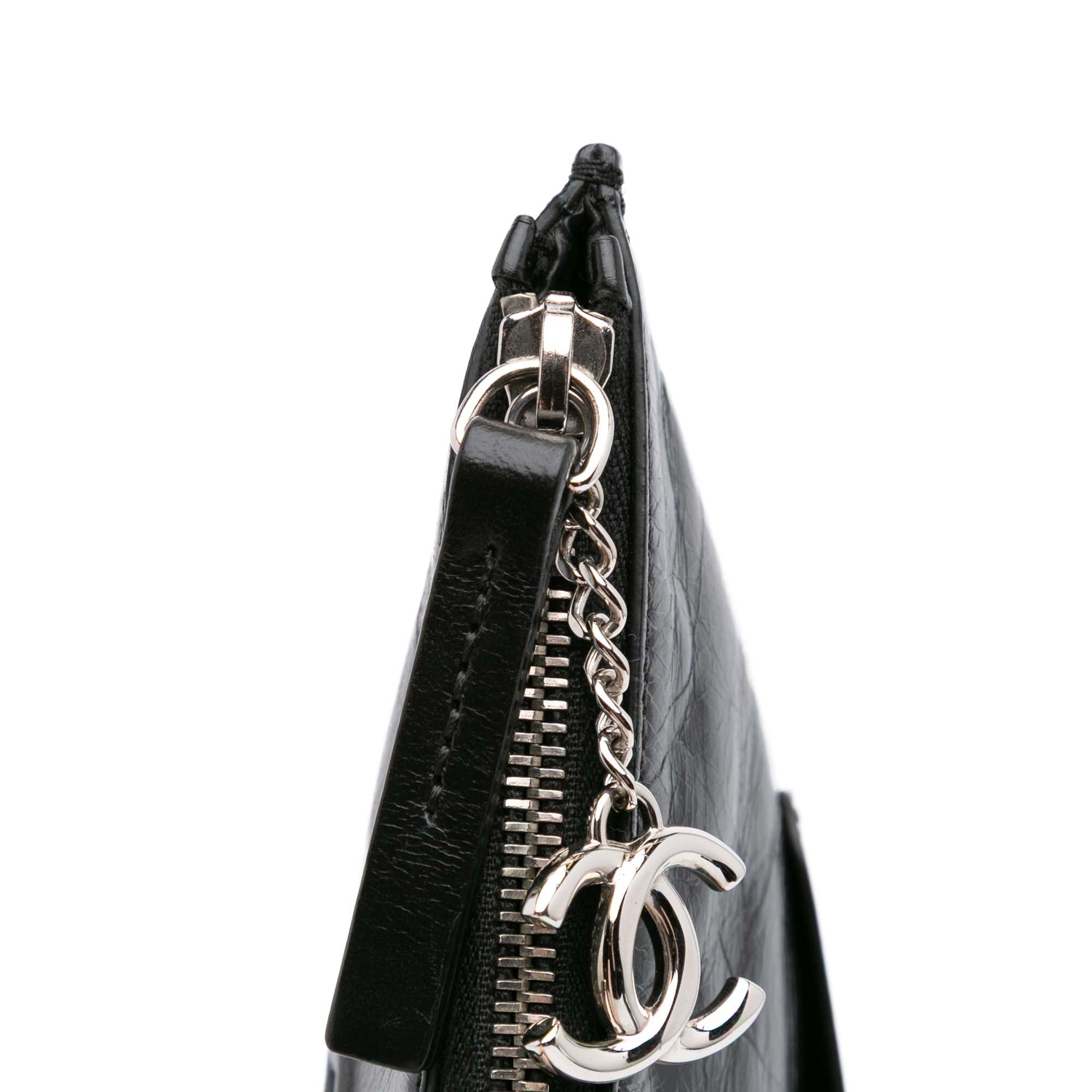 Large Calfskin Feministe Maize Feminine Pouch