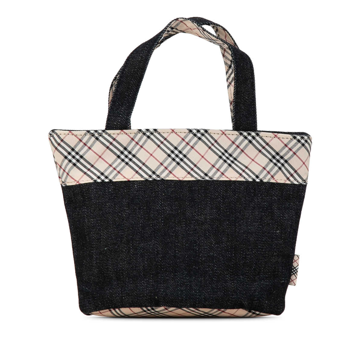 Nova Check Trimmed Denim Handbag