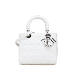 Medium Lambskin Cannage Lady Dior