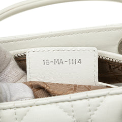 Medium Lambskin Cannage Lady Dior