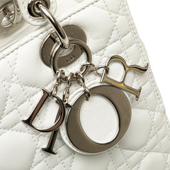 Medium Lambskin Cannage Lady Dior