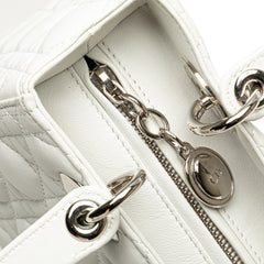Medium Lambskin Cannage Lady Dior