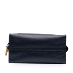 Medium Saffiano Trimmed City Calf Greca Esplanade Satchel
