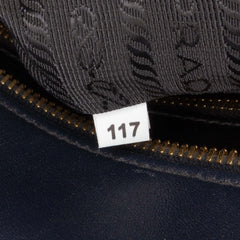 Medium Saffiano Trimmed City Calf Greca Esplanade Satchel
