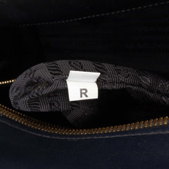 Medium Saffiano Trimmed City Calf Greca Esplanade Satchel