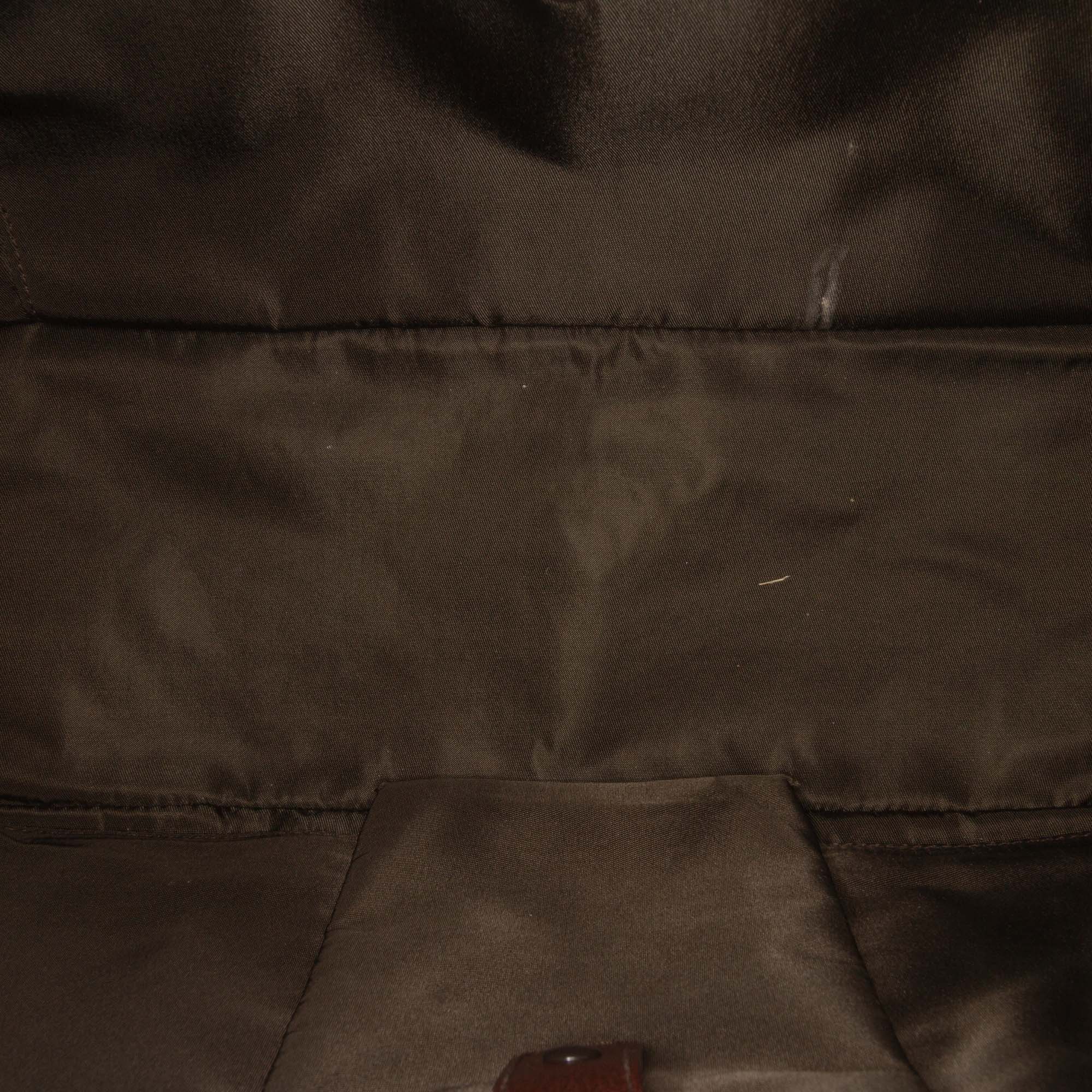 Calfskin Double Saddle Bowler Bag