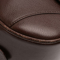 Calfskin Double Saddle Bowler Bag