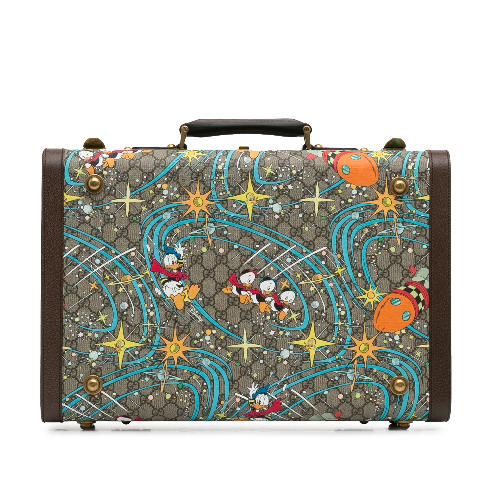 x Disney Medium GG Supreme Donald Duck Savoy Suitcase_3