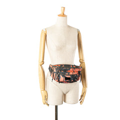 Printed Nylon Palm Tree Nuxx Belt Bag