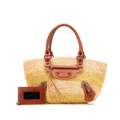 Raffia Motocross Classic Panier Basket Tote