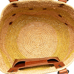 Raffia Motocross Classic Panier Basket Tote