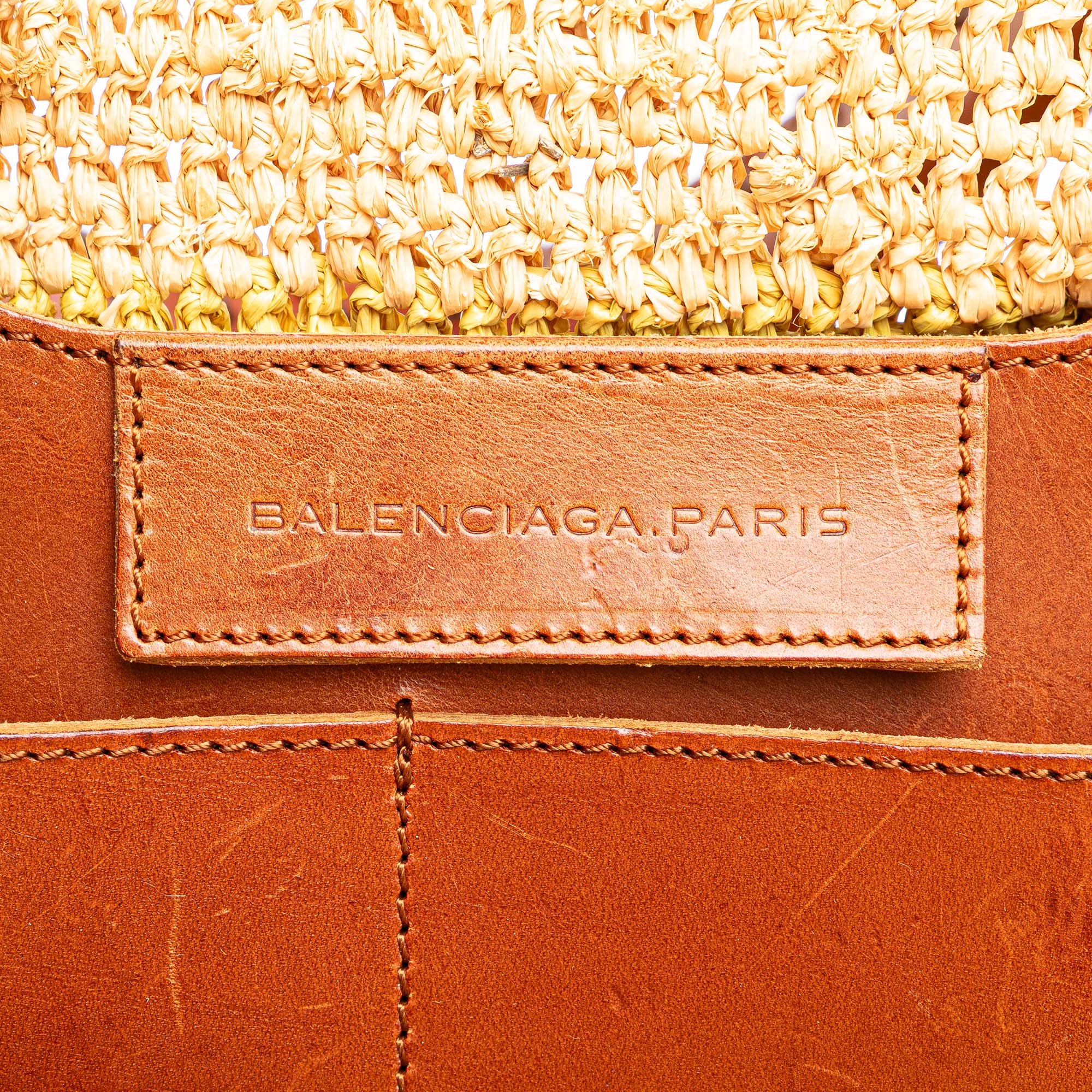 Raffia Motocross Classic Panier Basket Tote