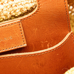 Raffia Motocross Classic Panier Basket Tote
