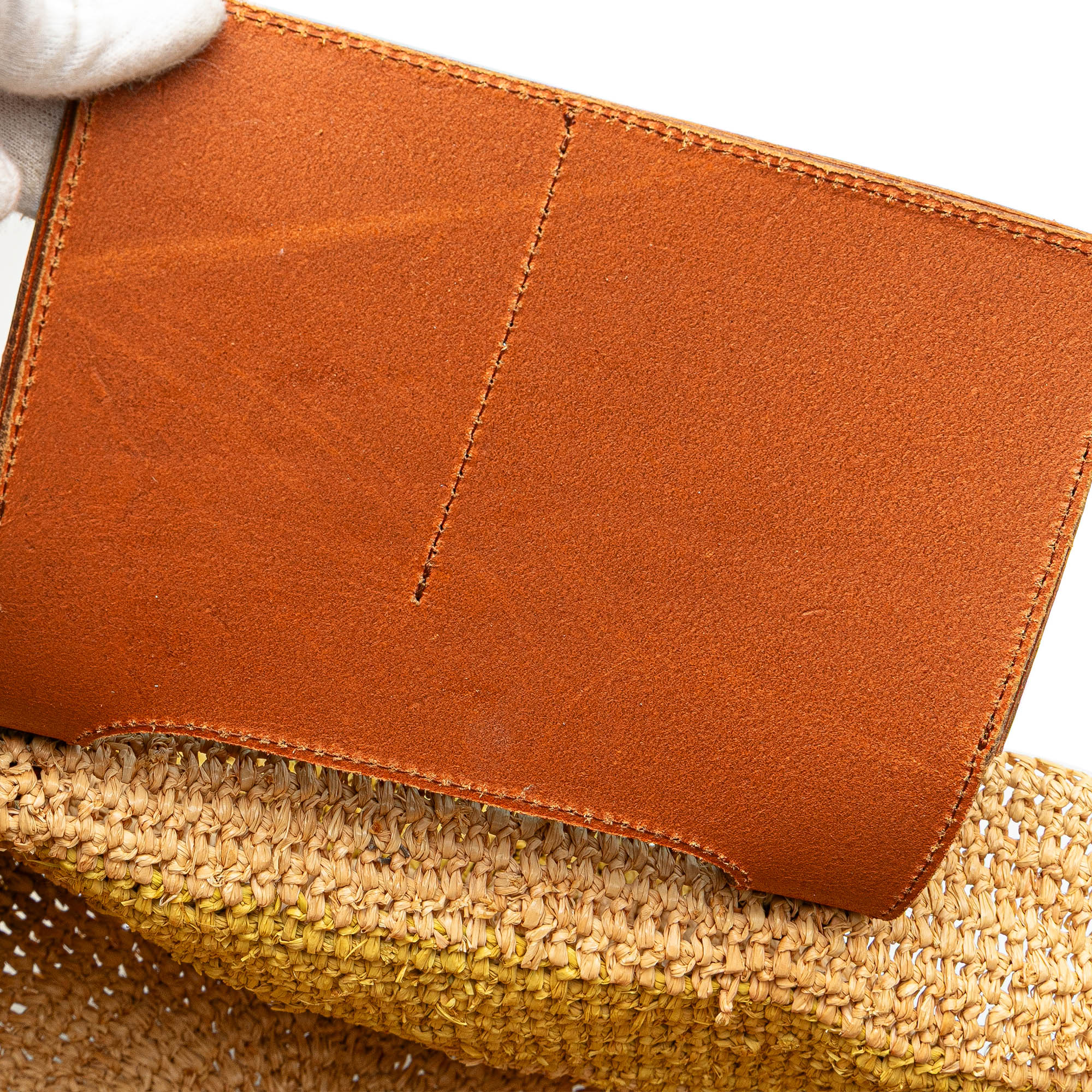 Raffia Motocross Classic Panier Basket Tote