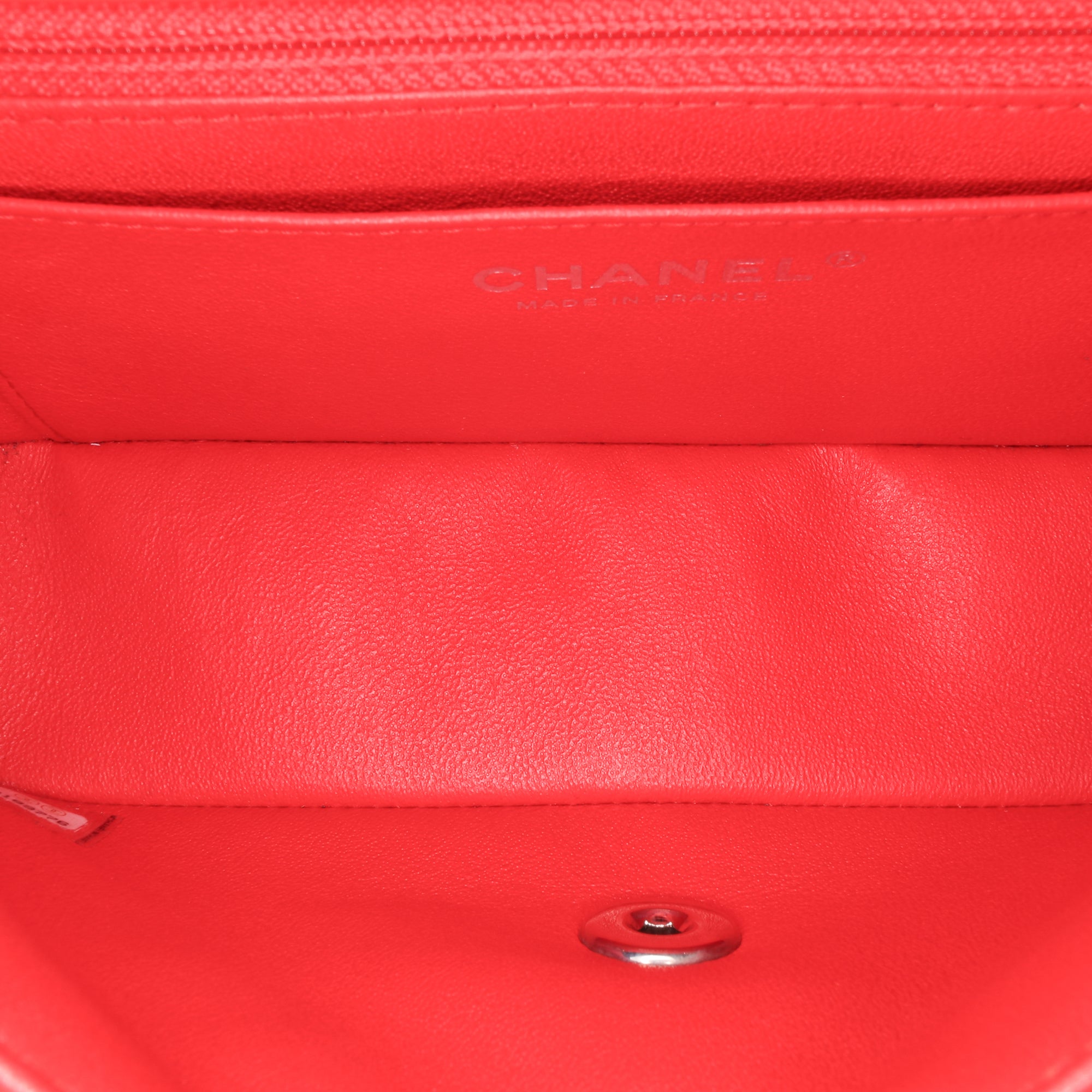 Mini Rectangular Bicolor Patent Single Flap