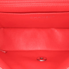 Mini Rectangular Bicolor Patent Single Flap