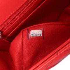 Mini Rectangular Bicolor Patent Single Flap