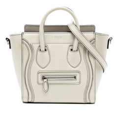 Nano Leather Luggage Tote