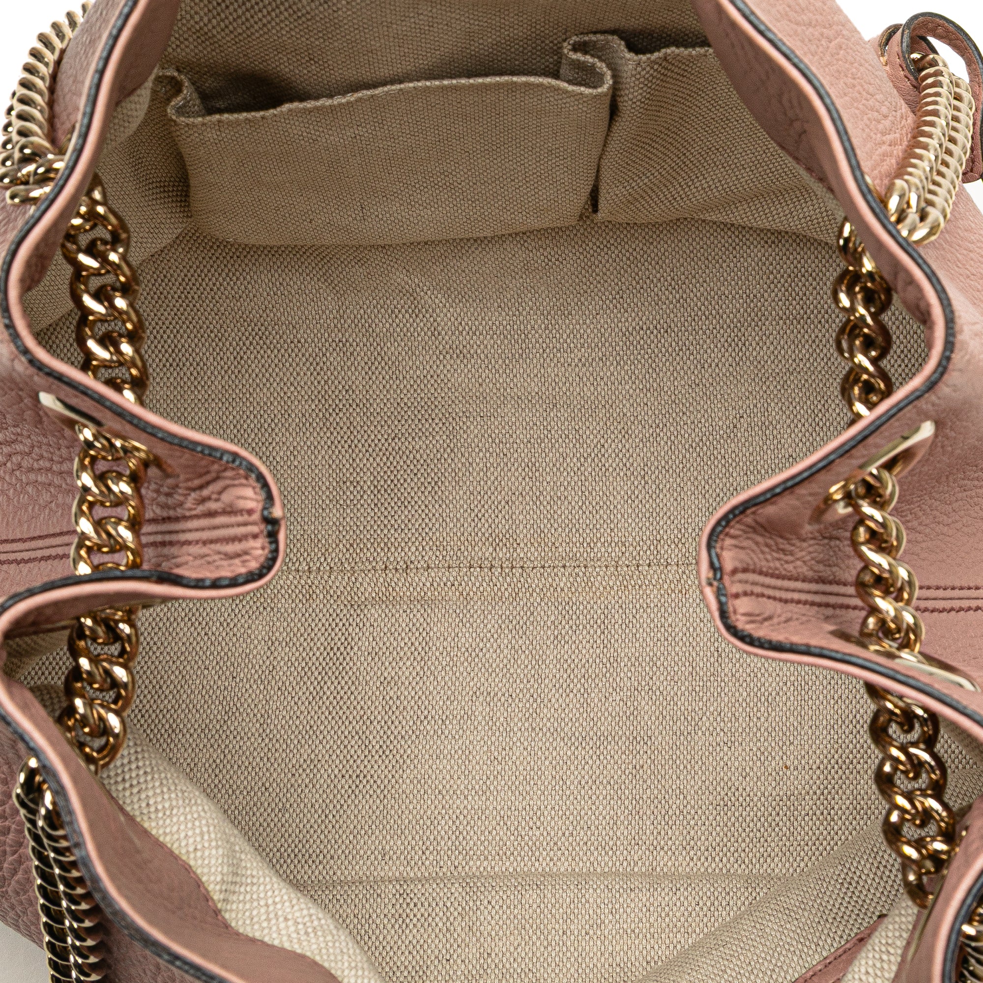 Medium Leather Soho Chain Tote