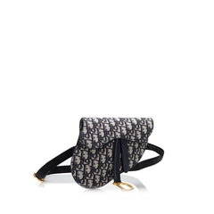Oblique Canvas Saddle Belt Bag