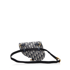 Oblique Canvas Saddle Belt Bag