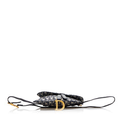 Oblique Canvas Saddle Belt Bag