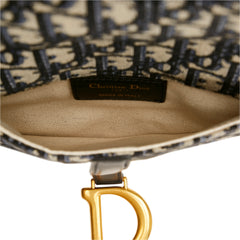 Oblique Canvas Saddle Belt Bag