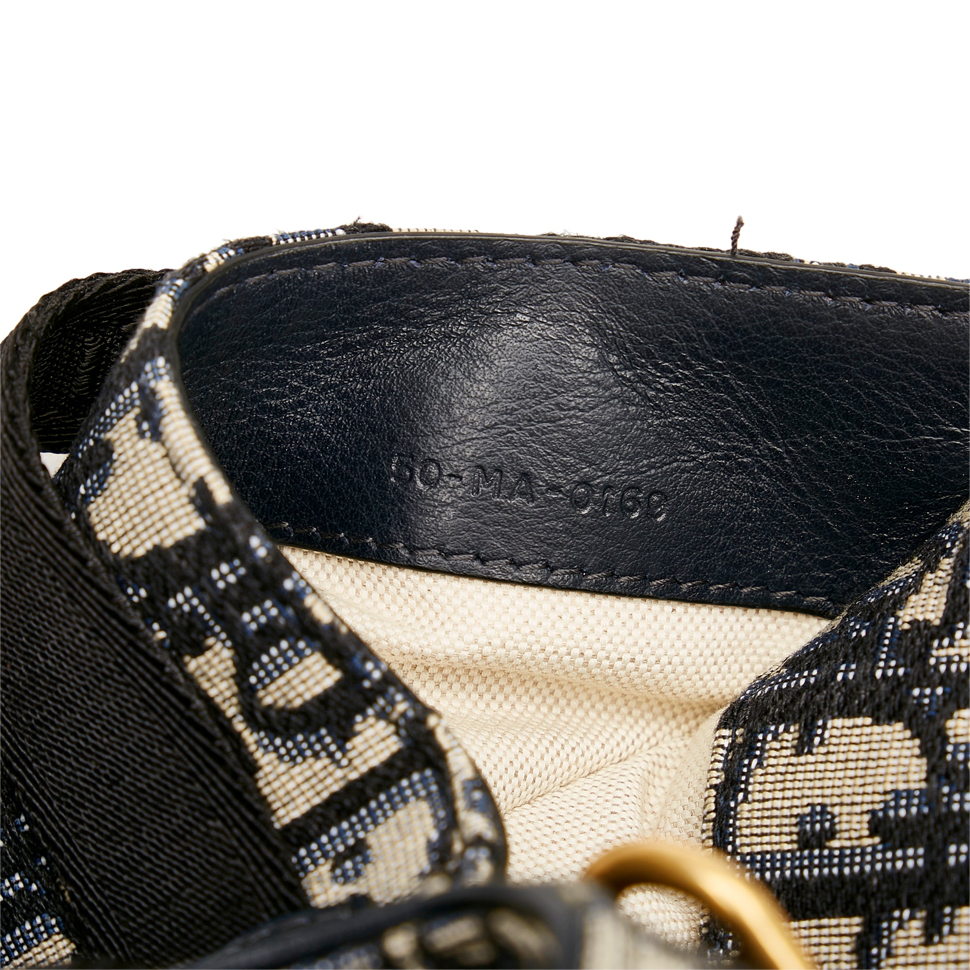 Oblique Canvas Saddle Belt Bag